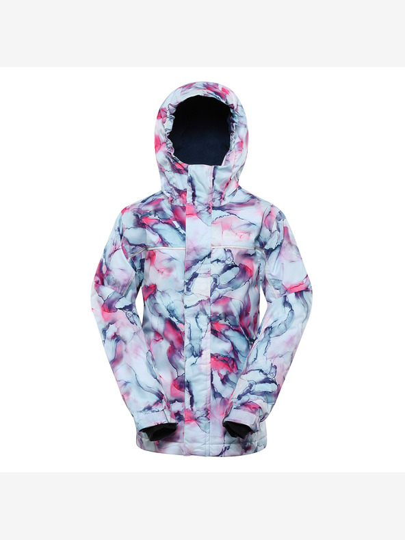 ALPINE PRO Otroška smučarska jakna z membrano ptx ALPINE PRO EDERO aquamarine variant pb