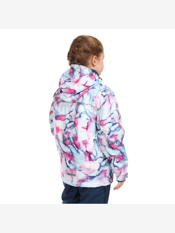 ALPINE PRO Otroška smučarska jakna z membrano ptx ALPINE PRO EDERO aquamarine variant pb