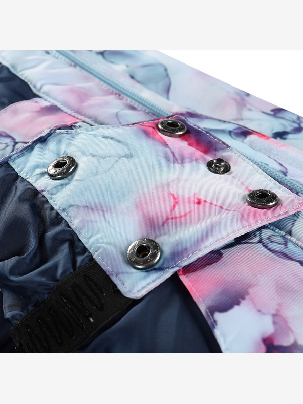 ALPINE PRO Otroška smučarska jakna z membrano ptx ALPINE PRO EDERO aquamarine variant pb