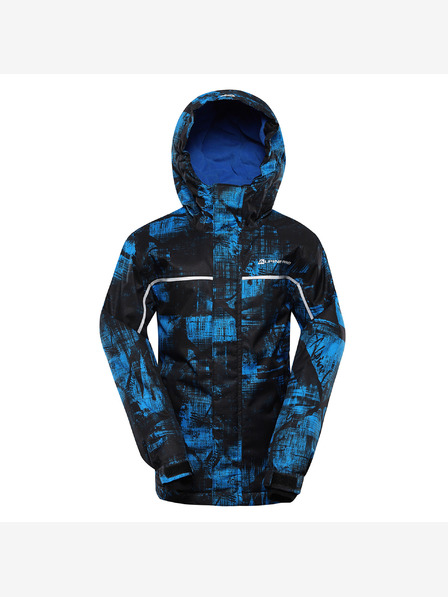 ALPINE PRO Otroška smučarska jakna z ptx membrano ALPINE PRO EDERO electric blue limonade varianta pa