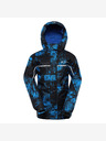 ALPINE PRO Otroška smučarska jakna z ptx membrano ALPINE PRO EDERO electric blue limonade varianta pa