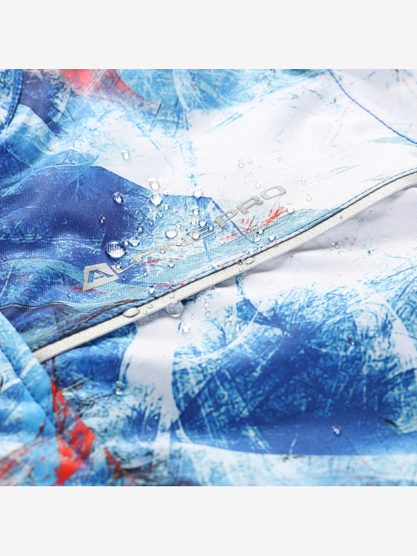 ALPINE PRO Otroška smučarska jakna z membrano ptx snow ALPINE PRO KIWERO blue aster varianta pb