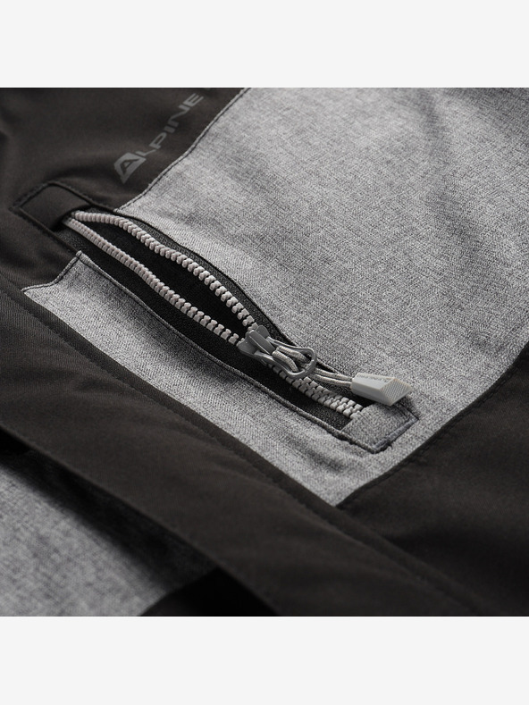 ALPINE PRO Otroška smučarska jakna s ptx snežno membrano ALPINE PRO COMEDO črna