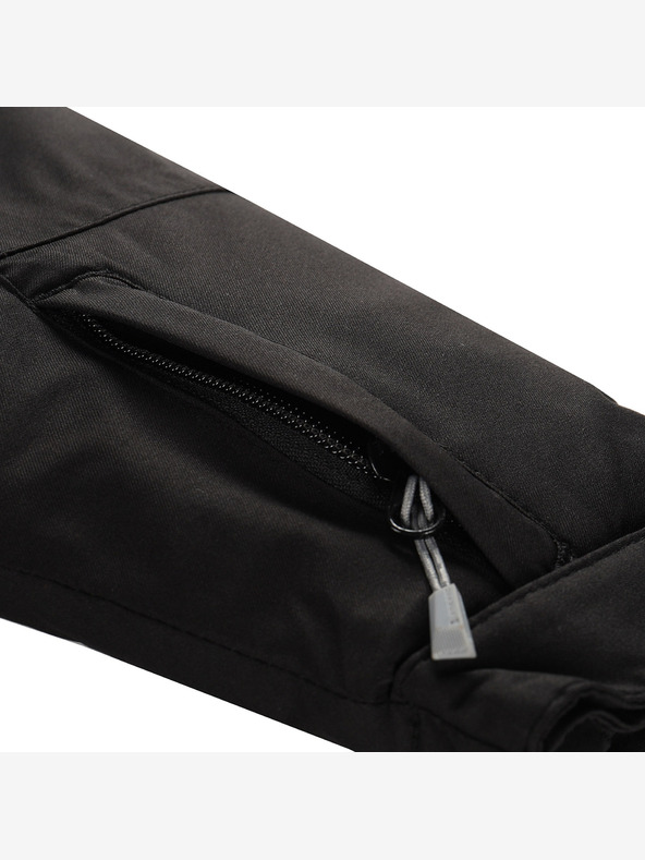 ALPINE PRO Otroška smučarska jakna s ptx snežno membrano ALPINE PRO COMEDO črna