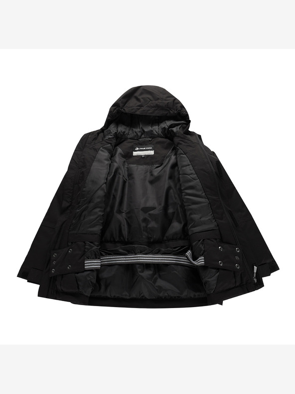 ALPINE PRO Otroška smučarska jakna s ptx snežno membrano ALPINE PRO COMEDO črna