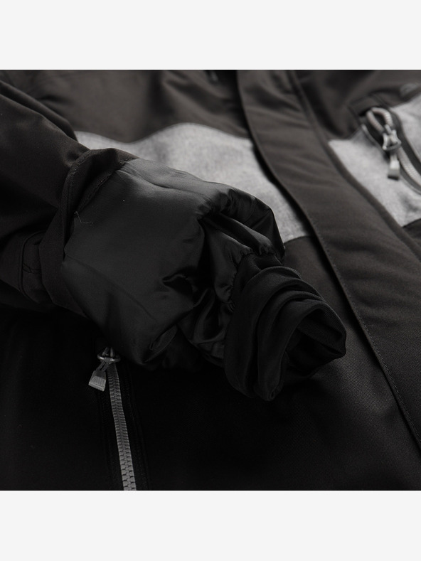 ALPINE PRO Otroška smučarska jakna s ptx snežno membrano ALPINE PRO COMEDO črna