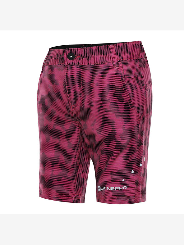 ALPINE PRO Otroške softshell kratke hlače ALPINE PRO TRENTO 2 magenta varianta pa
