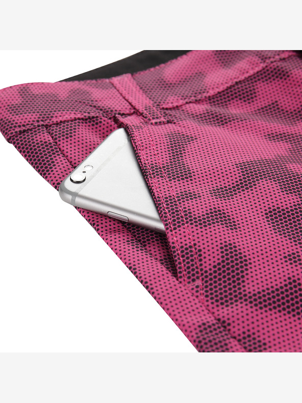 ALPINE PRO Otroške softshell kratke hlače ALPINE PRO TRENTO 2 magenta varianta pa