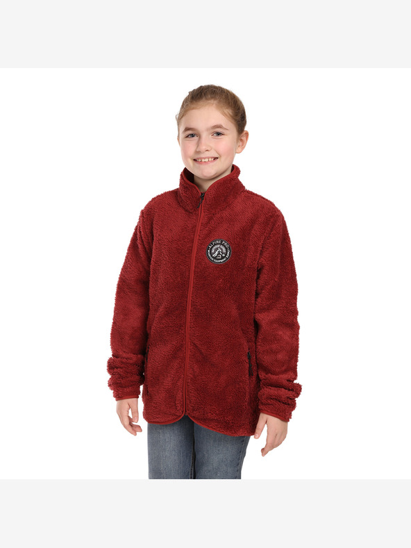 ALPINE PRO Otroška majica supratherm ALPINE PRO FERADO merlot