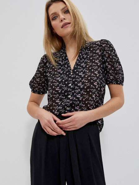 Moodo Bluza iz viskoze z naramnicami Moodo