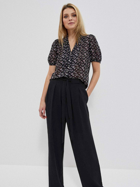 Moodo Bluza iz viskoze z naramnicami Moodo