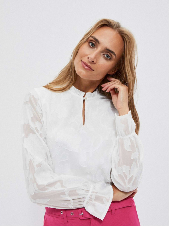 Moodo Bela ženska bluza Moodo