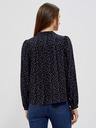 Moodo Črna ženska vzorčasta bluza Moodo