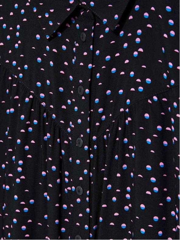 Moodo Črna ženska vzorčasta bluza Moodo