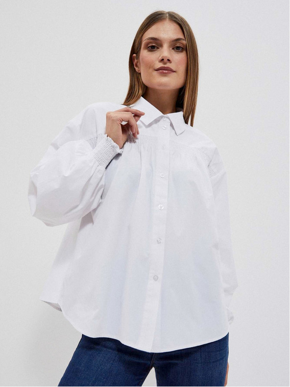Moodo Bela ženska srajca Moodo