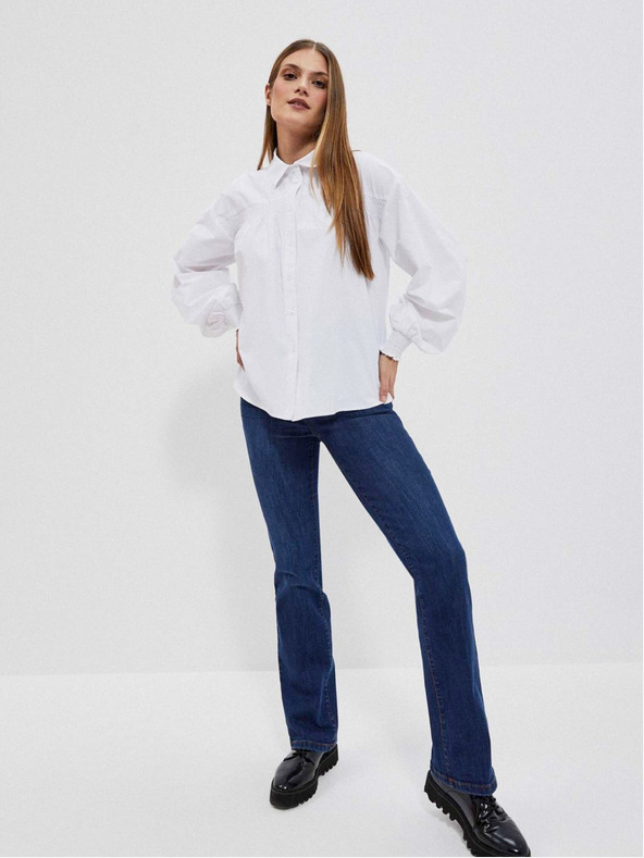 Moodo Bela ženska srajca Moodo