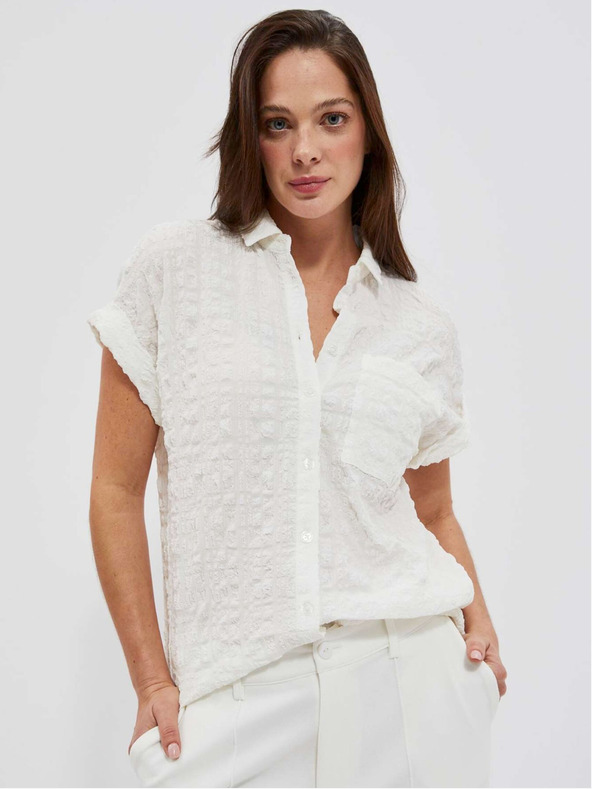 Moodo Bela ženska bluza Moodo