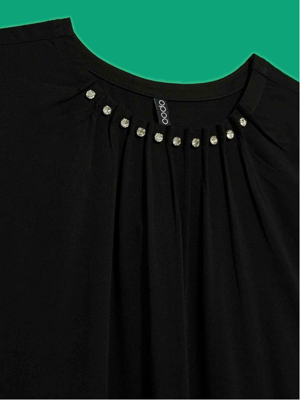 Moodo Črna ženska bluza Moodo