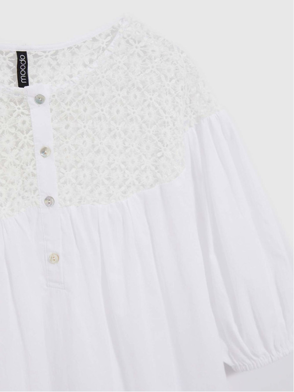 Moodo Bela ženska bluza Moodo