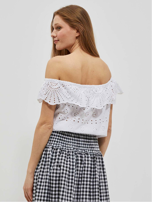 Moodo Bela ženska majica Moodo