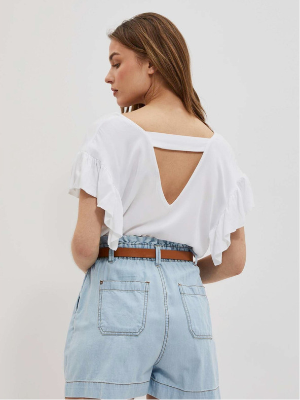 Moodo Bela ženska bluza Moodo