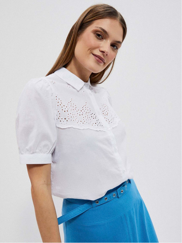 Moodo Bela ženska bluza Moodo