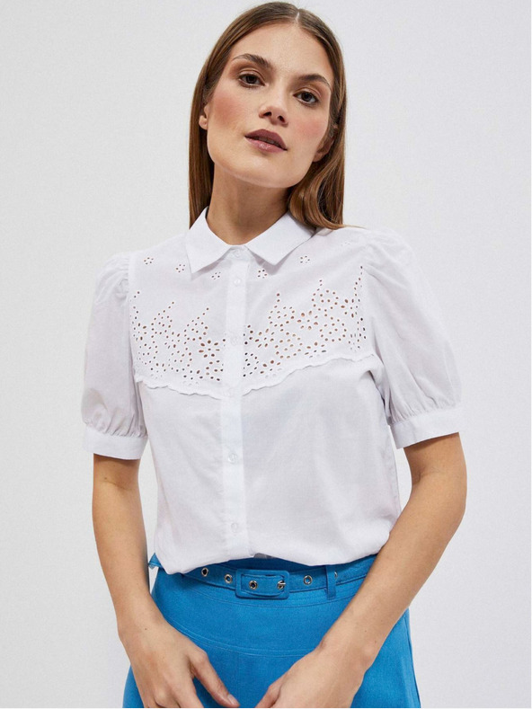 Moodo Bela ženska bluza Moodo