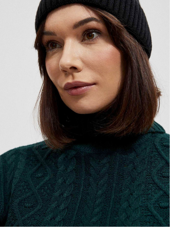 Moodo Črna ženska kapa Moodo