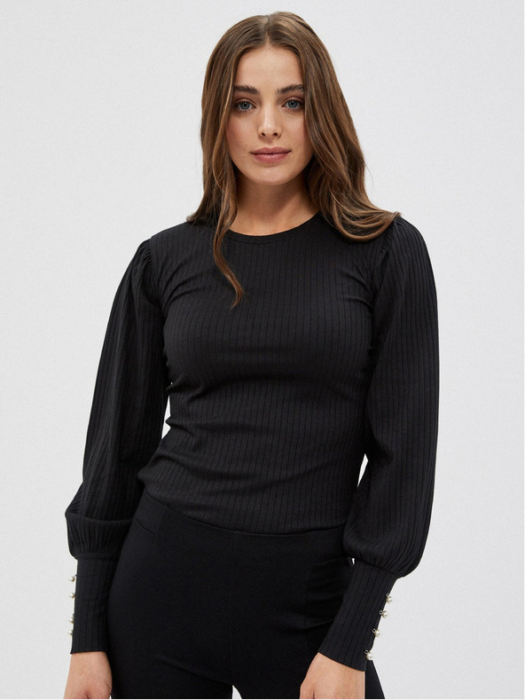 Moodo Črna ženska bluza Moodo