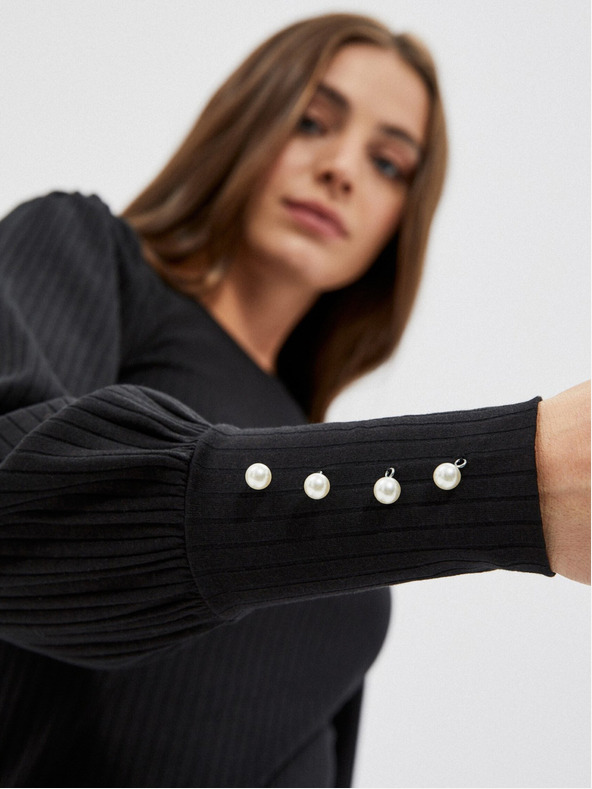 Moodo Črna ženska bluza Moodo