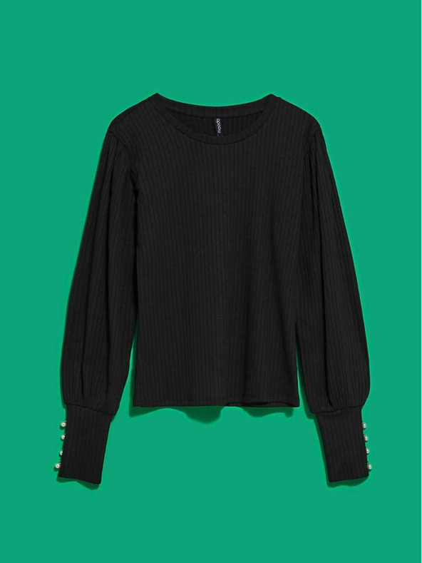 Moodo Črna ženska bluza Moodo