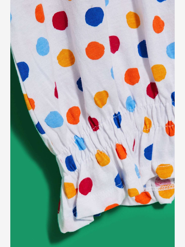 Moodo Bela ženska majica z vzorcem Moodo