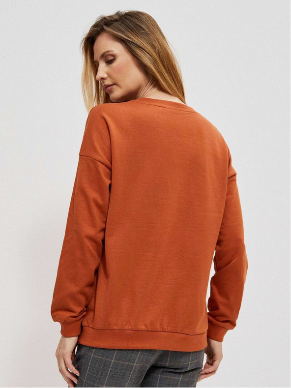 Moodo Oranžna ženska majica Moodo