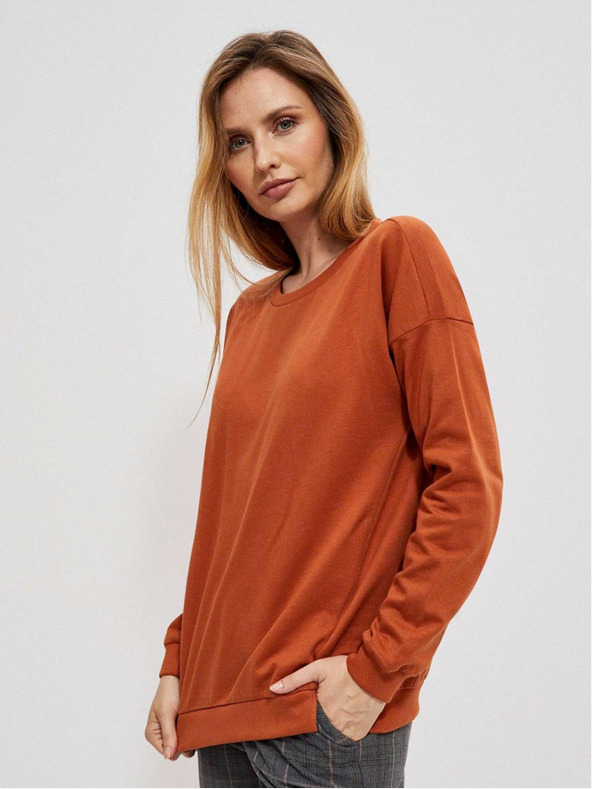 Moodo Oranžna ženska majica Moodo