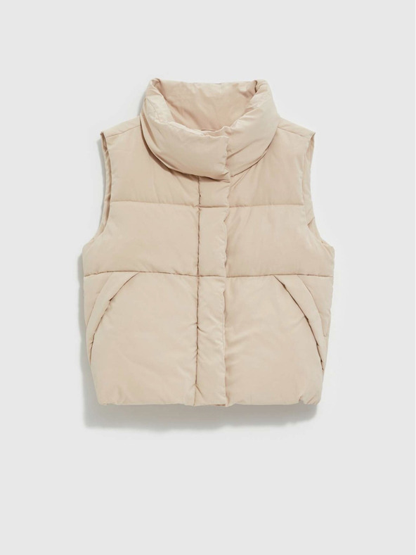 Moodo Moodo Bež ženski prešiti jopič