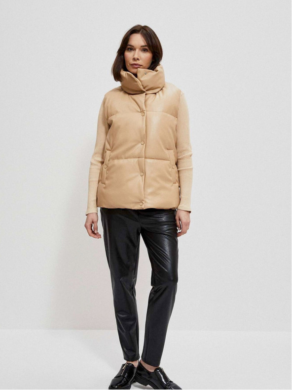 Moodo Moodo Bež ženski prešiti jopič