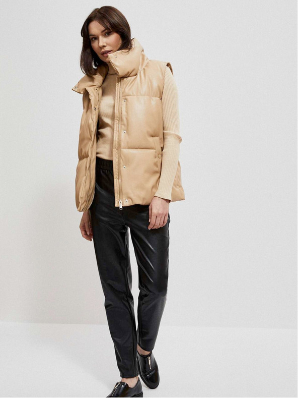 Moodo Moodo Bež ženski prešiti jopič