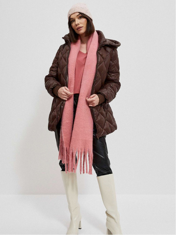 Moodo Rjava ženska prešita jakna Moodo