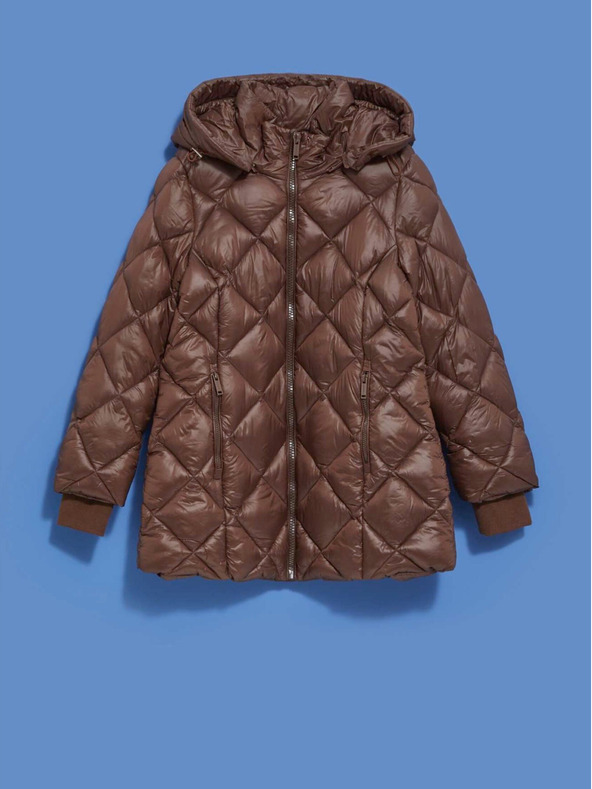 Moodo Rjava ženska prešita jakna Moodo