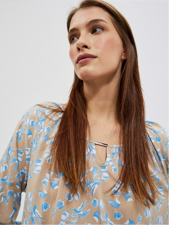 Moodo Moodo Ženska srajca s cvetličnim vzorcem