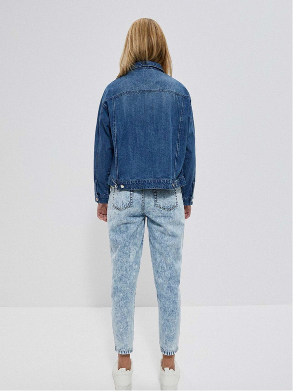 Moodo Modra ženska majica iz džinsa Moodo