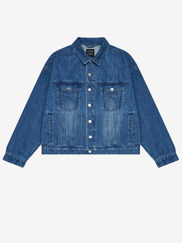 Moodo Modra ženska majica iz džinsa Moodo