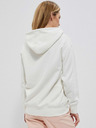 Moodo Bela ženska majica s kapuco Moodo