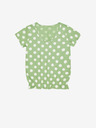 Moodo Zelena ženska majica s pikami Moodo