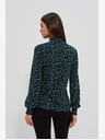 Moodo Zelena ženska vzorčasta bluza Moodo