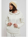 Moodo Bela ženska majica s kapuco Moodo