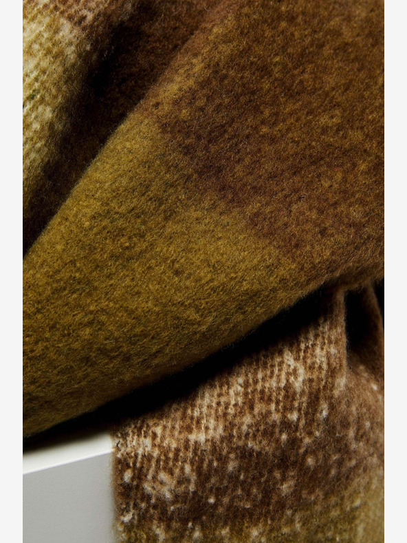 Moodo Moodo Rjava in črna ženska karirasta srajca