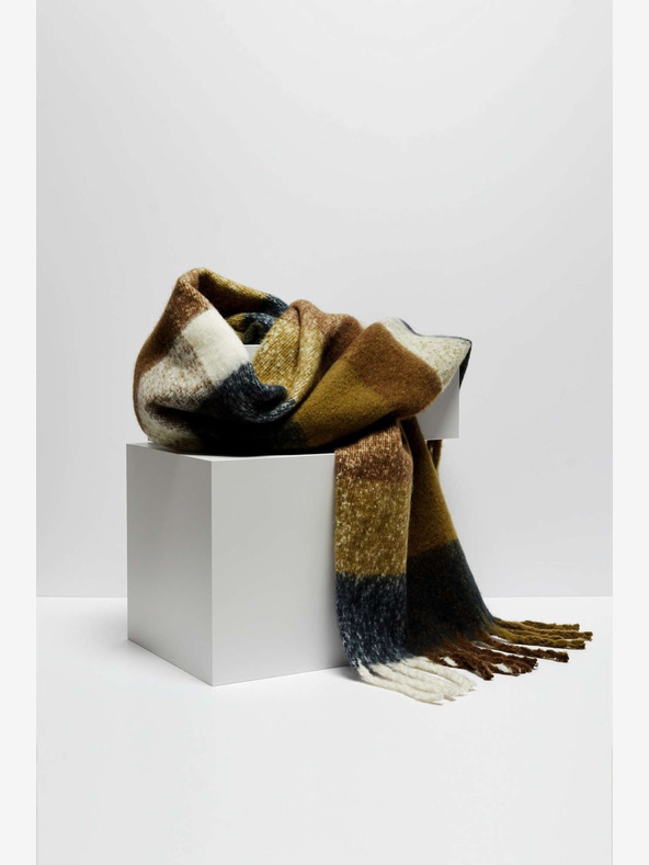 Moodo Moodo Rjava in črna ženska karirasta srajca