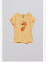 Moodo Rumena majica s potiskom Moodo