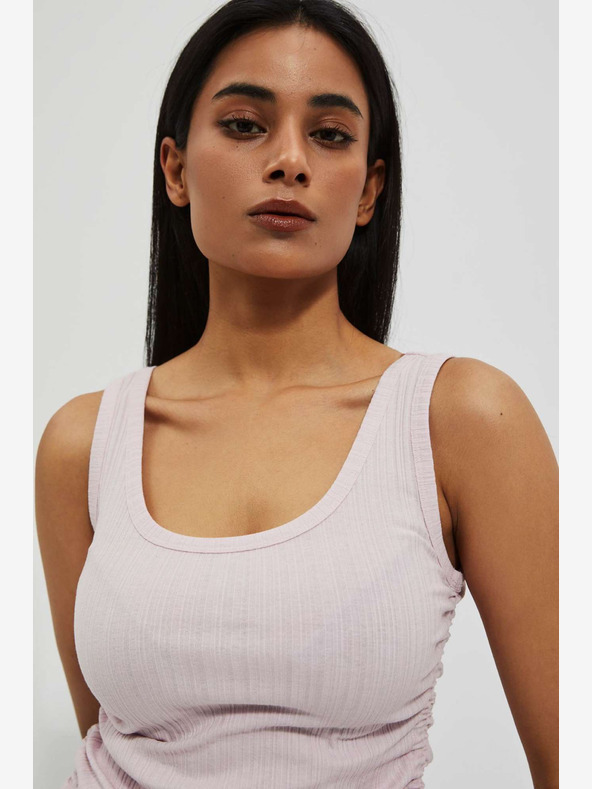 Moodo Svetlo vijolična majica Moodo